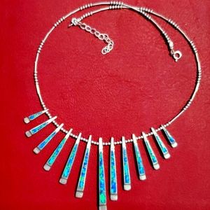 STERLING TURQUOISE NECKLACE